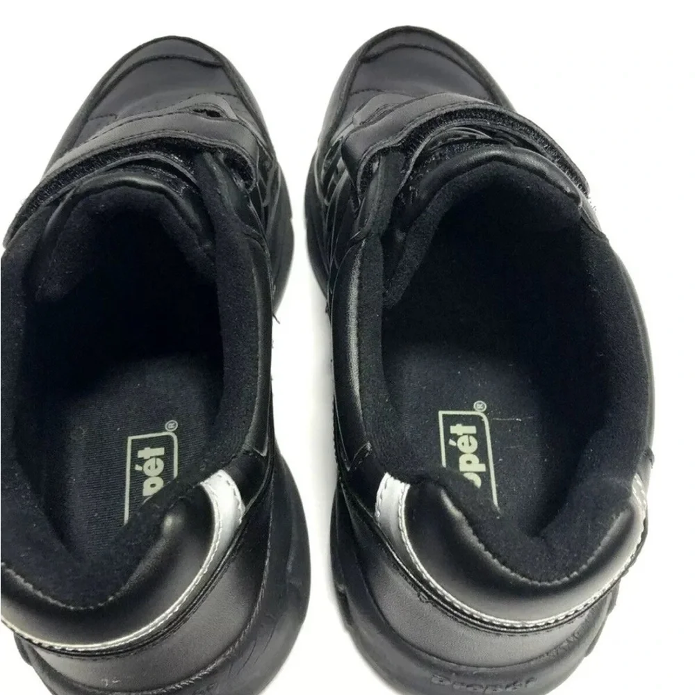Propet Stability Walker Strap Womens Walking Shoes Black Size 8 EE